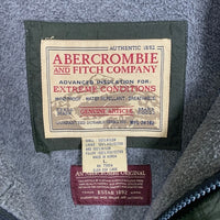 90's Abercrombie & Fitch アバクロンビー アンド フィッチ アノラックフーディー パーカー モスグリーン Size L 福生店