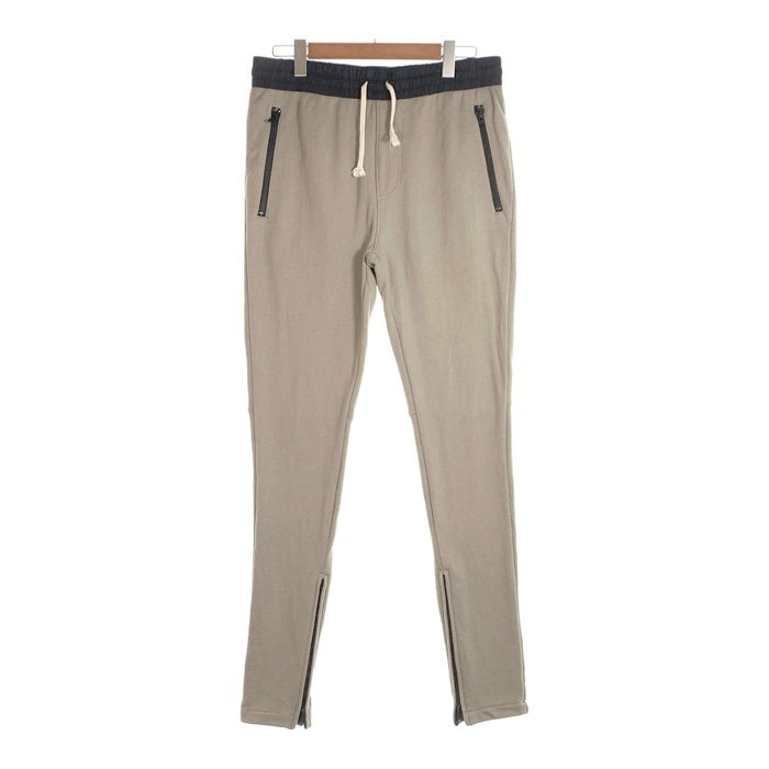 FOG ESSENTIALS イージーパンツ 裾ジップ　カーキ FOG ESSENTIALS エッセンシャルズ スウェットパンツ カーキ ブラック