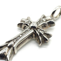 Chrome Hearts クロムハーツ DBL CH CRS P/DMND ダブルCHクロス パヴェダイヤ ペンダントトップ SV925 福生店