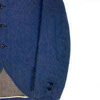 JELADO ジェラード COPANO コパノ インディゴネップデニム サックコート 4B テーラードジャケット ネイビー 本切羽 JC-1022 Size M 福生店