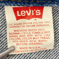 Levi’s リーバイス 70506-0216 ボタン裏527 USA製 トラッカージャケット Gジャン ライトインディゴ size40 瑞穂店