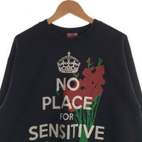 RALEIGH ラリー The Last of the English Roses クルーネック スウェット ブラック Size M 福生店
