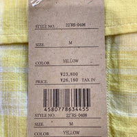 RATS ラッツ 22SS COTTON CHECK SHIRT コットン チェックシャツ イエロー 22’RS-0408 Size M 福生店