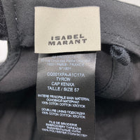ISABEL MARANT イザベルマラン CQ001XFA-A1C17A TYRON CAP ベースボールキャップ コットン ブラック 瑞穂店