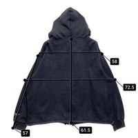 ~00's TRIPLE FIVE SOUL トリプルファイブソウル ジップアップ スウェットパーカー ブラック ワッペン Size M 瑞穂店