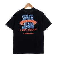 A BATHING APE アベイシングエイプ SPACE JAM スペースジャム A NEW LEGACY TUNE SQUAD プリントTシャツ ブラック 001TEH731907C Size M 福生店