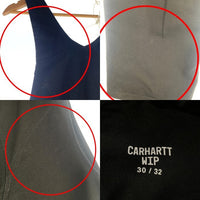 Carhartt WIP カーハートワークインプログレス BIB OVERALL ビブオーバーオール ダック ブラック I026462.89 Size 30×32 福生店