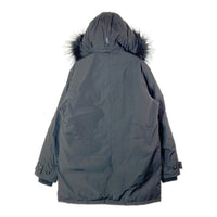 DIESEL ディーゼル W-JORGY ファー付き 中綿 モッズコート ブラック size48 瑞穂店