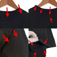 YEEZY GAP イージーギャップ CROP DOVE NO SEAM TEE クロップドーヴノーシームTシャツ ブラック オーバーサイズ Size S 福生店
