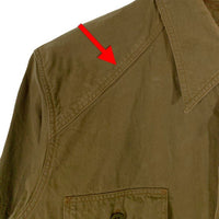 Pherrow's フェローズ U.S.N. チンストラップ 長袖シャツ オリーブ ステンシル Size M 福生店