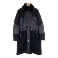 ennerre エネーレ ナイロン ウール ベンチコート ブラック 中綿 NR32JX03 Size 52 福生店