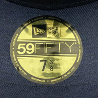 NEW ERA ニューエラ 59FIFTY ニューヨークヤンキース ベースボールキャップ ネイビー size7 3/8 瑞穂店