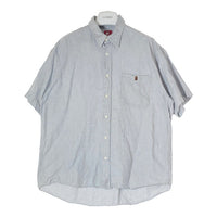 A BATHING APE アベイシングエイプ コットン 半袖シャツ ブルー sizeL 瑞穂店