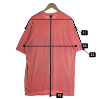 90`s OCEAN PACIFIC OP オーシャンパシフィック ON The WALL Vertical プリントTシャツ ピンク Size XL 相当 福生店