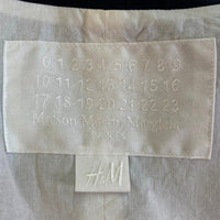 Maison Martin Margiela×H&M メゾンマルタンマルジェラ×エイチアンドエム ペンキ加工 ジレ ベスト ブラック×ホワイト size46 瑞穂店