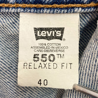 Levi’s リーバイス 550 ショートパンツ ホワイトタブ メキシコ製 ライトインディゴ size40 瑞穂店