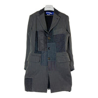 JUNYA WATANABE COMME des GARCONS MAN ジュンヤワタナベ コムデギャルソンマン WL-C001 AD2013 パッチワーク 3つボタン コート ブラック sizeS 瑞穂店