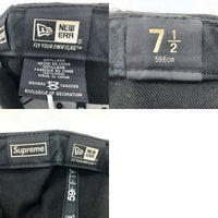 Supreme シュプリーム New Era ニューエラ 12SS SNY Cap キャップ ブラック size7 1/2 瑞穂店