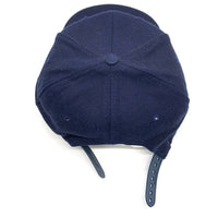 90's ERIC HAZE エリック・ヘイズ 6パネルキャップ ネイビー オーバルロゴ刺繡 Sportcap 福生店