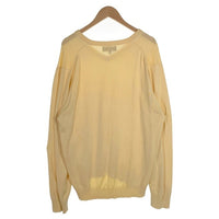 Brooks Brothers ブルックスブラザーズ シルクコットン Vネック ニットセーター イエロー Size L 福生店