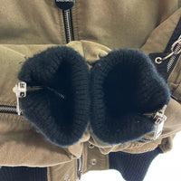 DIESEL ディーゼル バックジップ MA-1 フライトジャケット カーキ sizeXS 瑞穂店