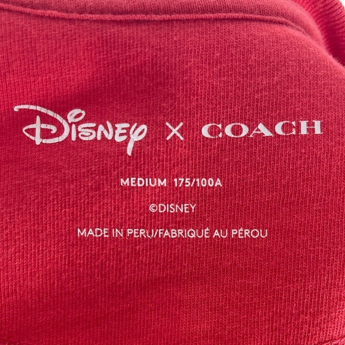 COACH コーチ × Disney ディズニー 東京オリンピック 日本限定 空手 Tシャツ レッド sizeM 瑞穂店