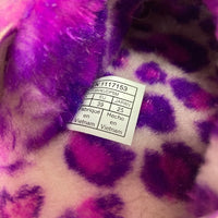 UGG アグ 1117153 Fluff Yeah Slide Leopard フラッフ イヤー スライド レオパード サンダル パープル size25cm 瑞穂店