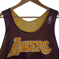 80's Sand-Knit NBA ロサンゼルス・レイカーズ マジックジョンソン 32 メッシュ ゲームシャツ パープル Size S 福生店