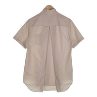 FUMITO GANRYU フミトガンリュウ BANDED COLLAR SHIRT バンドカラー 比翼 デザインシャツ ベージュ 半袖 Fu1-Sh-10 Size 2 福生店