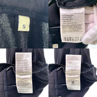MONCLER モンクレール PANTALONE LUNGO SWEAT BOTTOMS ポリエステル スウェット パンツ ブラック ホワイト 27104558IVHD Size S 福生店