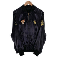 RUDE GALLARY TOKYO ルード ギャラリー トウキョウ 21AW OTO SKULL × MEX MARIA REVERSIBLE SOUVENIR JACKET マリア リバーシブル スーベニア ジャケット スカジャン ブラック Size 2 (Sサイズ) 福生店