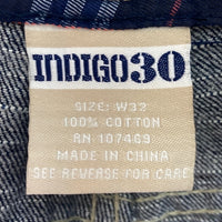 INDIGO30 インディゴ30 デニムハーフパンツ ブルー size32 瑞穂店