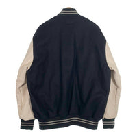 LFYT エルエフワイティー WORLD CHAMPS 2021 LF LOGO STADIUM JACKET スタジアムジャケット ブラック ウール レザ- Size XL 福生店