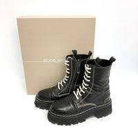ELVIO ZANON エルビオザノン レースアップブーツ ブラック size35 瑞穂店
