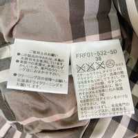 BURBERRY BLUE LABEL バーバリーブルーレーベル FRF01-532-50 ファー付きダウンジャケット ブラウン size38 瑞穂店