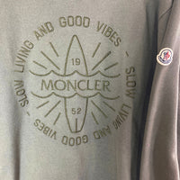 MONCLER モンクレール サーフ刺繍 スウェット トレーナー カーキ sizeL 瑞穂店