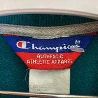 Champion チャンピオン 00's リバースウィーブ 胸ワンポイント スウェットトレーナー ターコイズ sizeL 瑞穂店