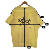 80's Solid Rock Youth プリントTシャツ イエロー FRUIT OF THE LOOM USA製 Size XXL 福生店