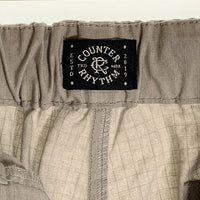 COUNTER RHYTHM カウンターリズム コットンリップストップ ベイカーショートパンツ セメント Size L 福生店
