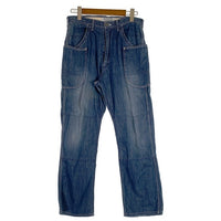 SASQUATCHfabrix サスクワァッチファブリックス ライトオンスデニムワークパンツ ダブルニー インディゴ 10SS-PA9-011 Size M 福生店