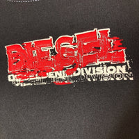 DIESEL ディーゼル T-JUST-LS-K2 ラバープリント 長袖Tシャツ ブラック sizeL 瑞穂店