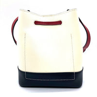 LAUREN RALPH LAUREN ローレンラルフローレン 巾着 ショルダーバッグ レザー ホワイト 瑞穂店