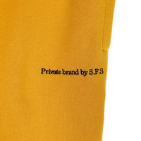 private brand by S.F.S プライベートブランド エスエフエス Classic Logo Sweat Pt クラシックロゴ スウェットパンツ イエロー Size F 福生店