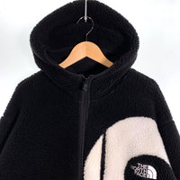 SUPREME シュプリーム 20AW THE NORTH FACE ノースフェイス Logo Hooded Fleece Jacket ロゴフーデッドフリースジャケット Sロゴ ブラック NT62004I Size XL 福生店