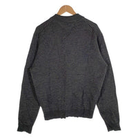 YHONE ウール アクリル ニットカーディガン チャコールグレー Size S 福生店