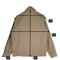 STANDARD CALIFORNIA スタンダードカリフォルニア 22SS SD Oval Logo Patch Work Jacket オーバルロゴパッチ ワークジャケット ベージュ チノツイル Size L 福生店