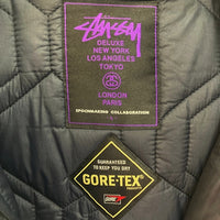 STUSSY ステューシー ナイロン リップストップ ミリタリージャケット GORE-TEX ブラック Size L 瑞穂店