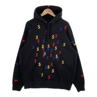 SUPREME シュプリーム 21SS Embroidered S Sweatshirt エンブロイダードS プルオーバースウェットパーカー ブラック Size L 福生店