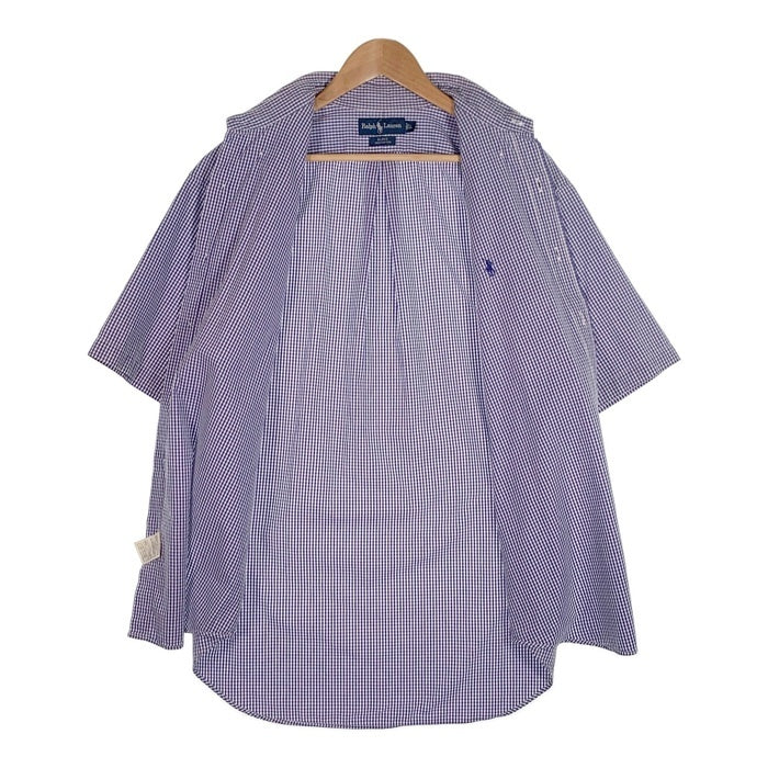 ラルフローレン　ギンガムチェック　半袖シャツ　ボタンダウン POLO RALPH LAUREN Ralph Lauren 半袖シャツ ギンガムチェック