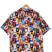PLAYBOY プレイボーイ FREAKS STORE 総柄プリント オープンカラーシャツ 半袖 マルチ Size L 福生店